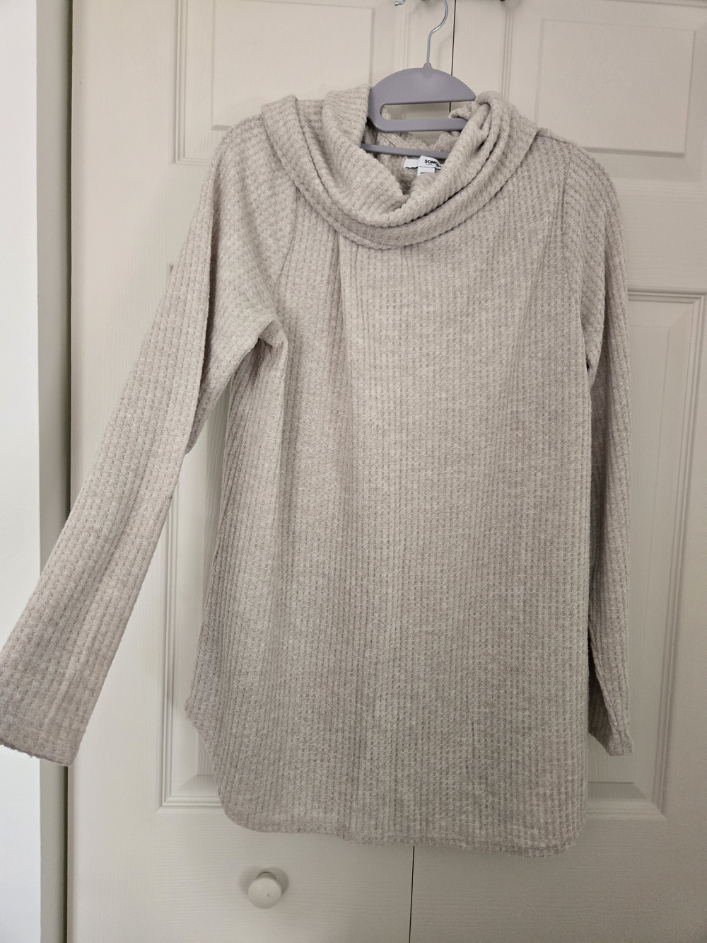 Sonoma Cozy Cream Cowl Neck Women's Sweater